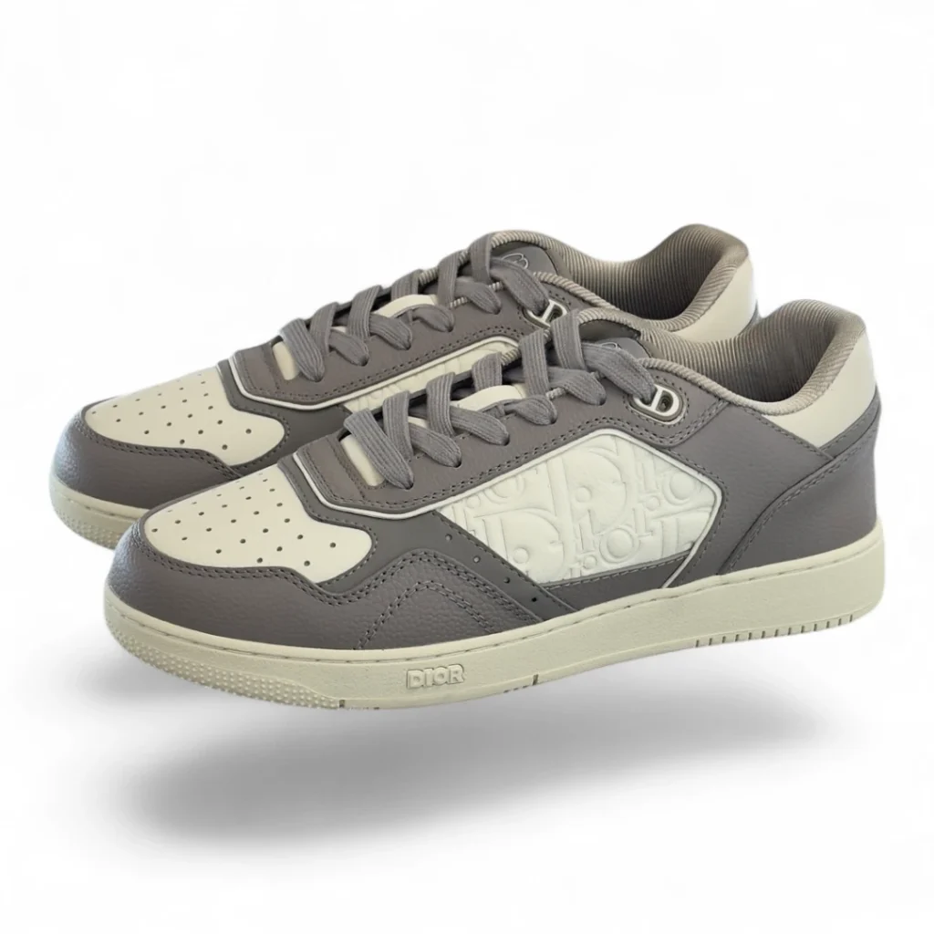 DIOR b27 low-top sneaker gray and white