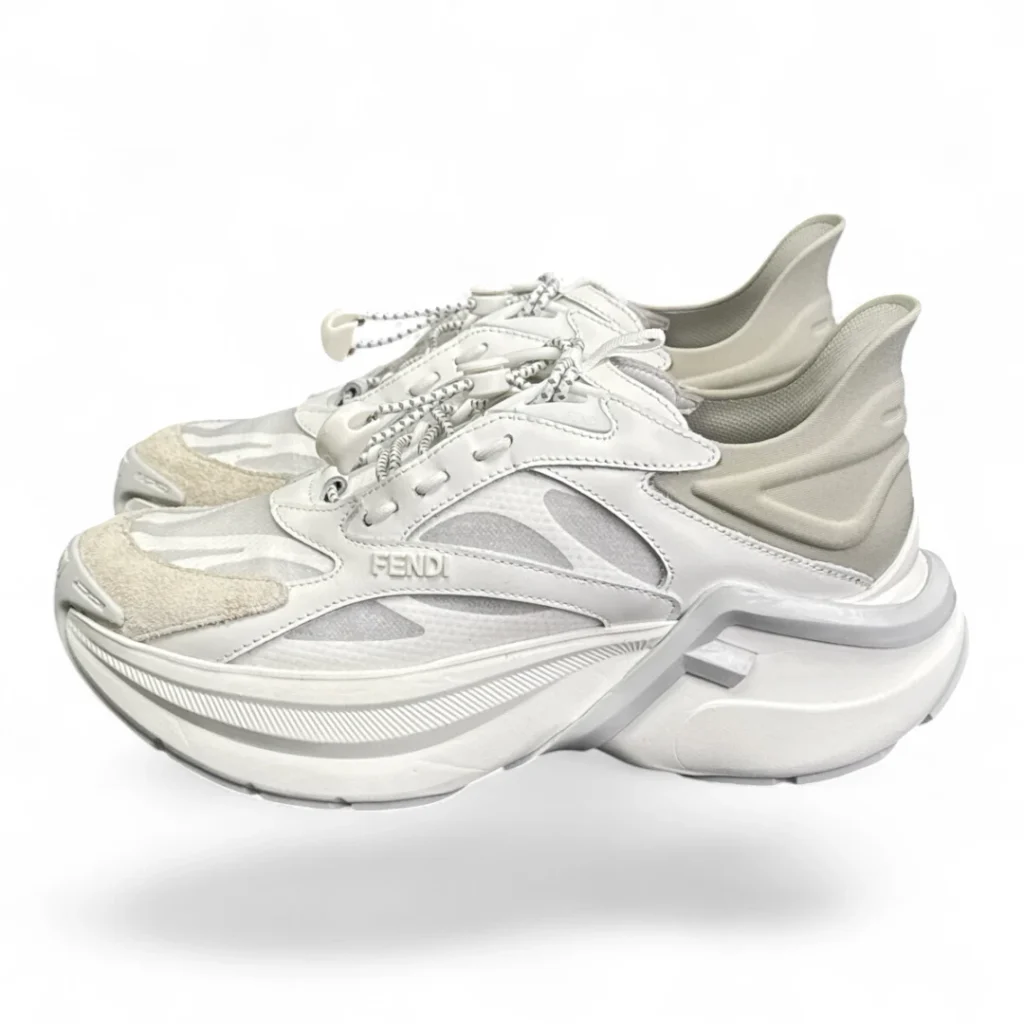 FENDI flow sneaker white