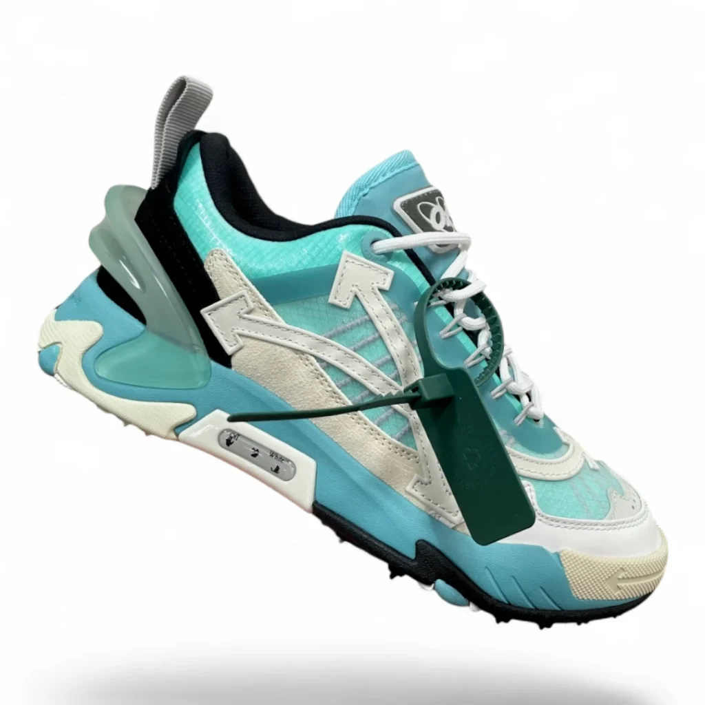 OFF-WHITE odsy-1000 aqua blue and cream