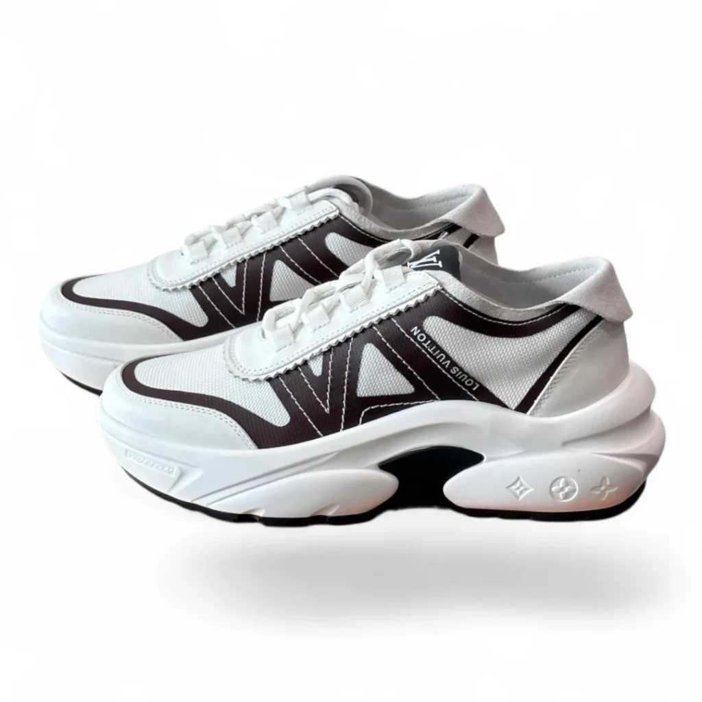 LOUIS VUITTON lv archlight sneaker white and burgundy