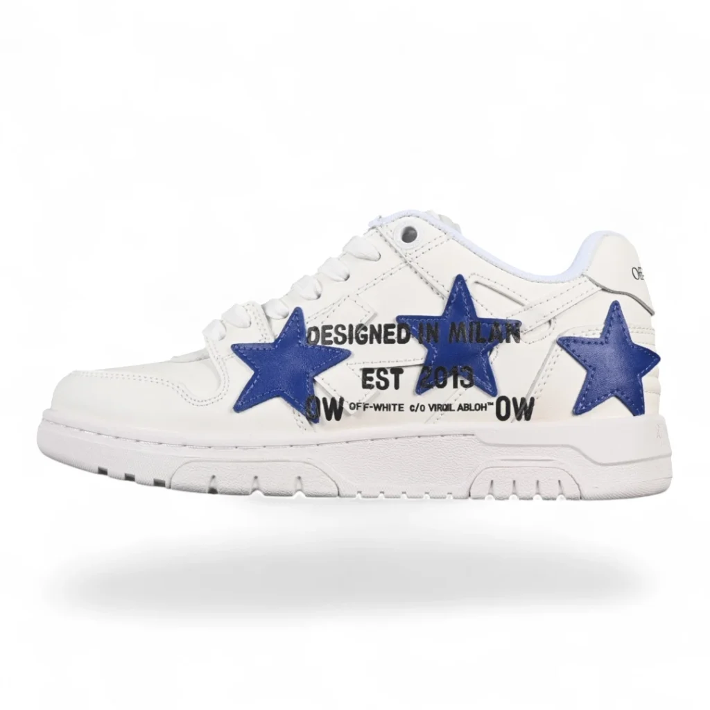 OFF-WHITE out of office white blue stars