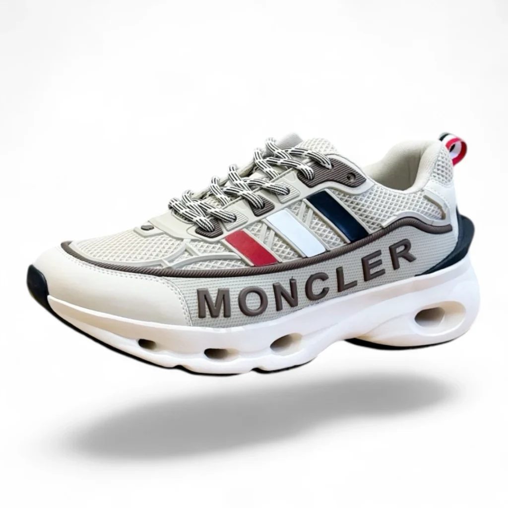 MONCLER leave no trace white and beige