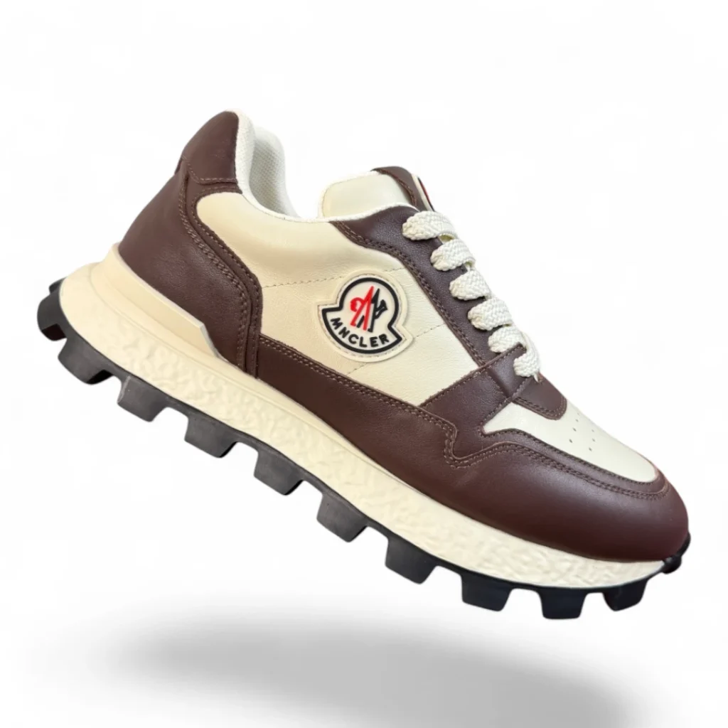 MONCLER new monaco brown and cream