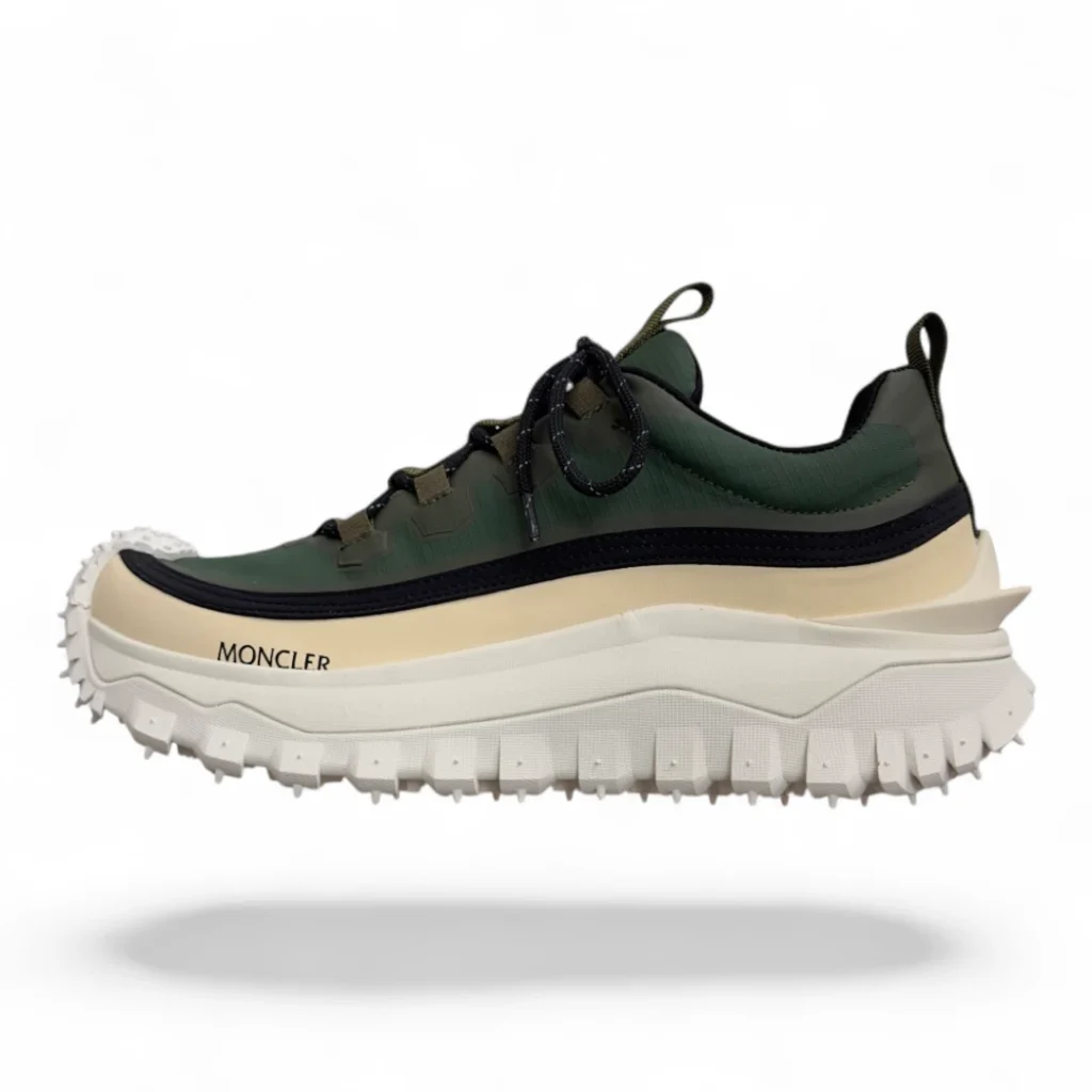 MONCLER trailgrip lite2 green and white