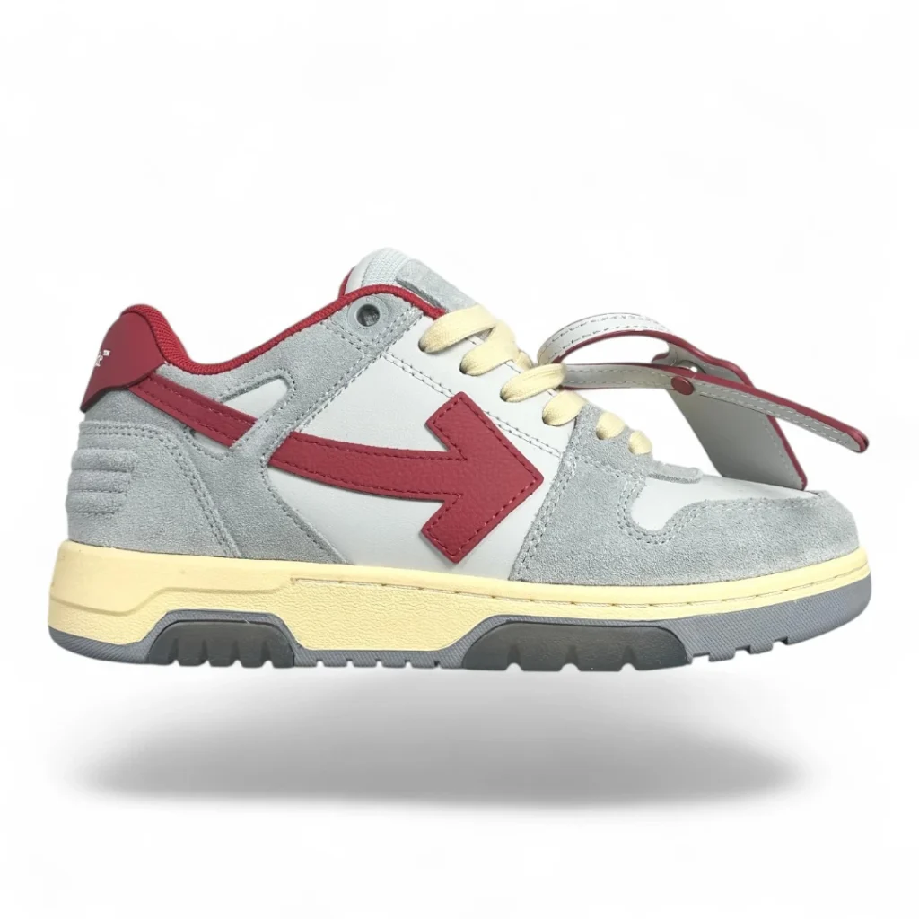 OFF-WHITE out of office grey red