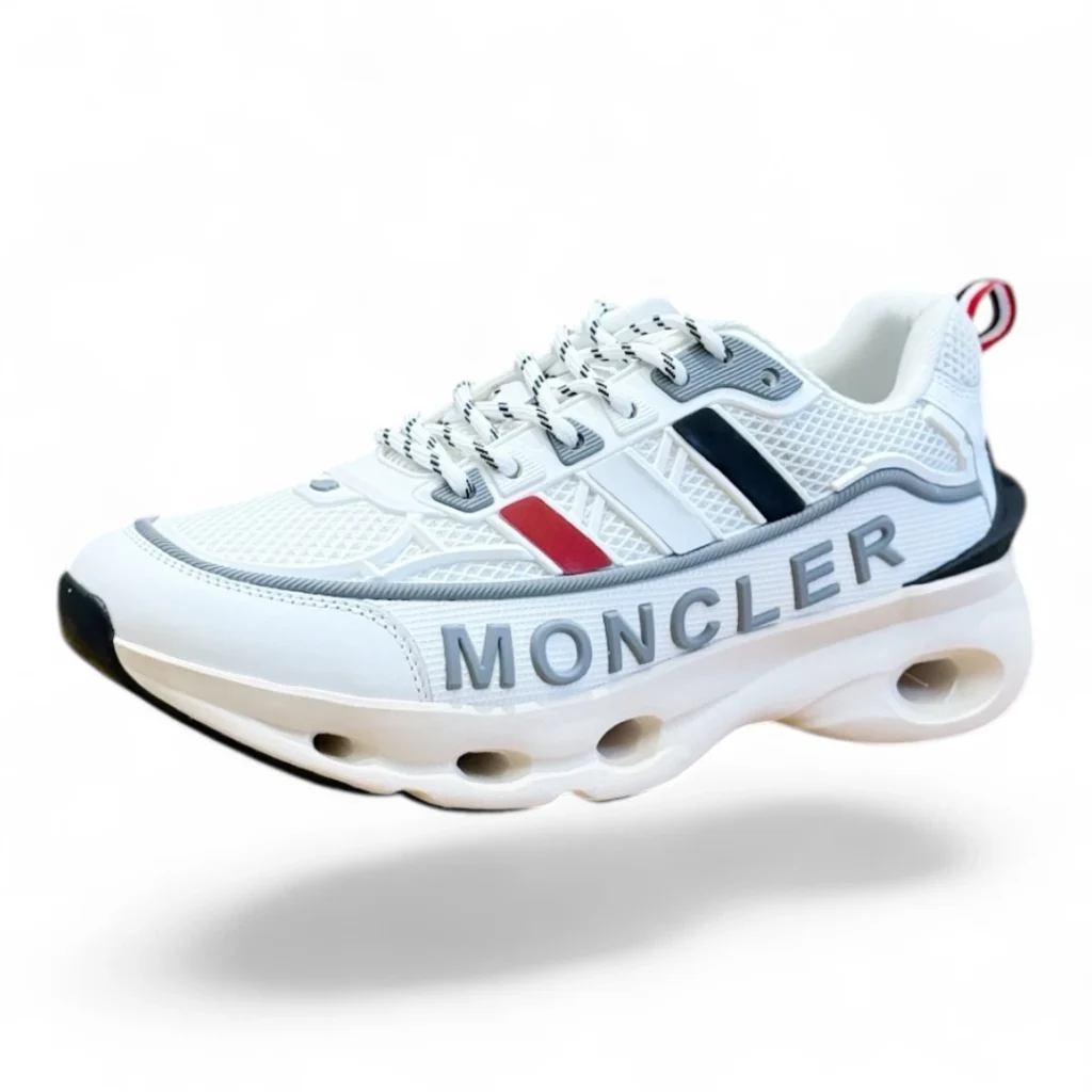 MONCLER leave no trace white and grey