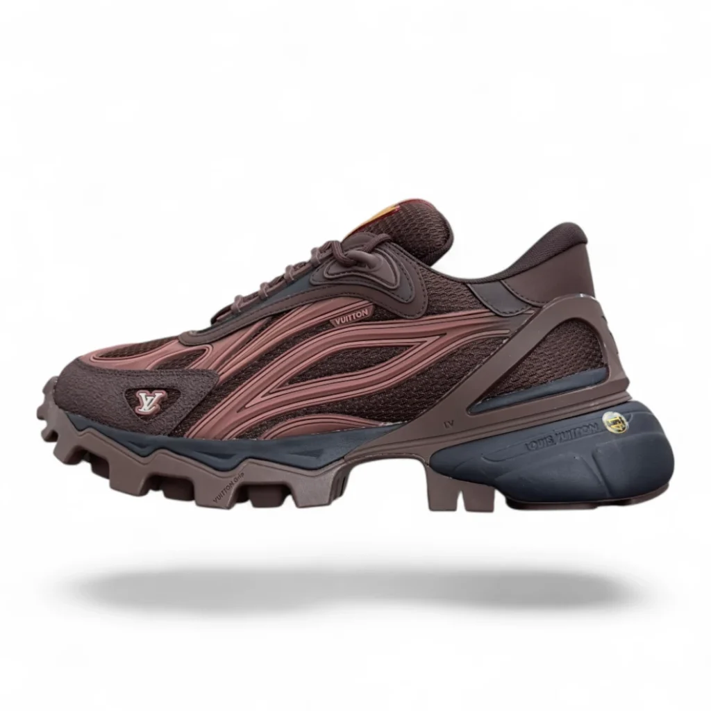 LOUIS VUITTON lv trail sneaker dark brown