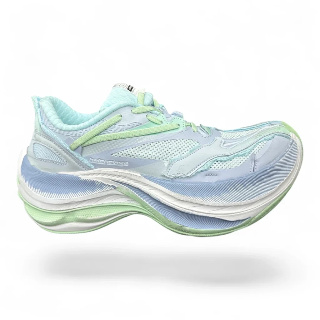 BALENCIAGA 10xl sneaker pastel blue and mint