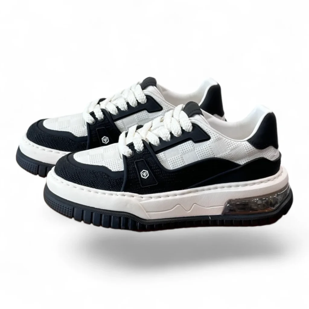 LOUIS VUITTON skate sneaker black and white