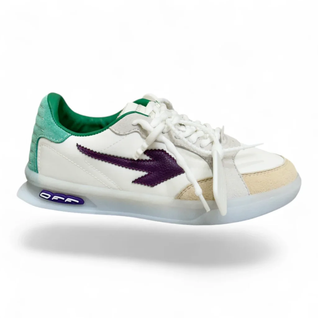 OFF-WHITE kick off white mint green purple